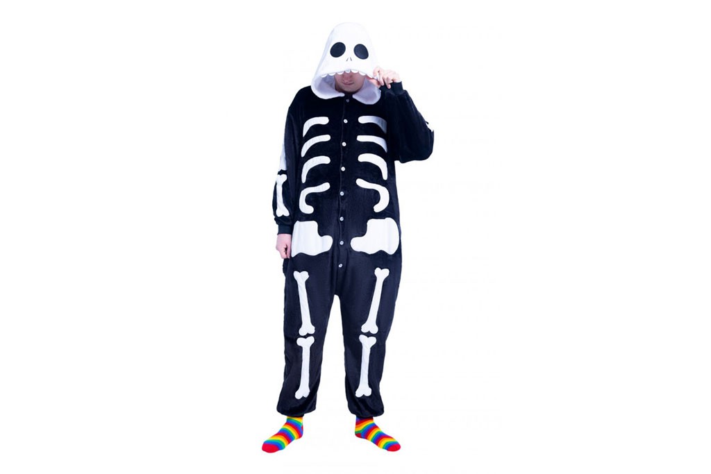 Onesie Skelet Geen Ruggegraat
