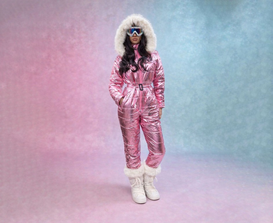 Skipak Dames Metallic Pink